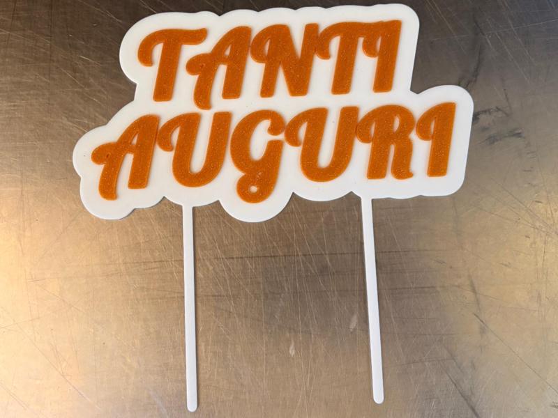 HAPPY BIRTHDAY CAKE TOPPER