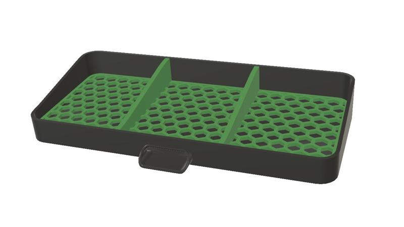 Accessories holder for sink (sponge, detergent and scouring pad)