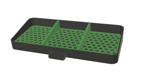 Accessories holder for sink (sponge, detergent and scouring pad)