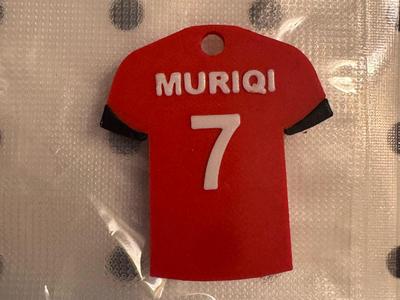 Football shirt Customizable keychain