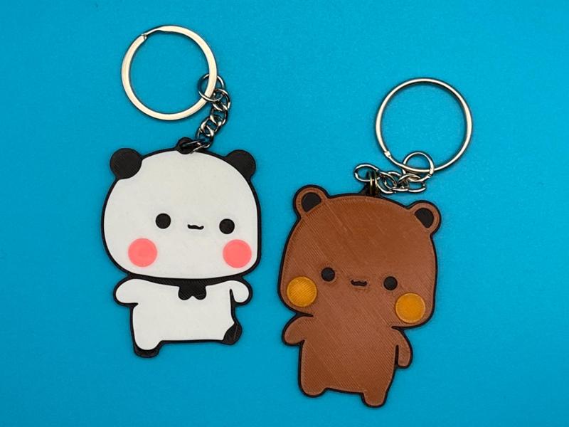 Bubu and Dudu keyrings