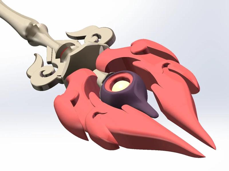 Hu Tao's signature weapon, Staff of Homa