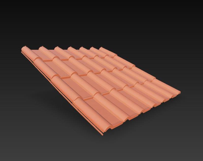 MODEL BUILDING ACCESSORIES ROOFING TILE PANEL CONSTRUCTION