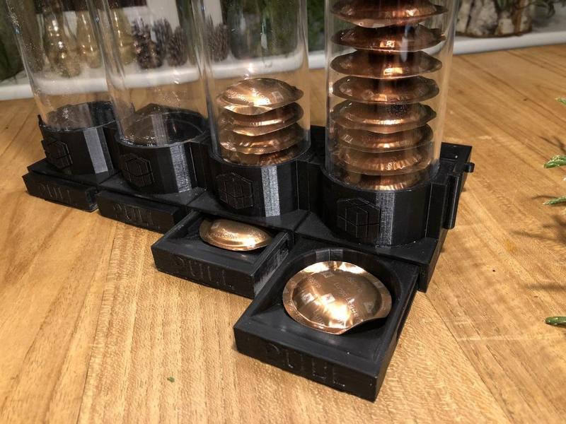 Nespresso coffee pad dispenser