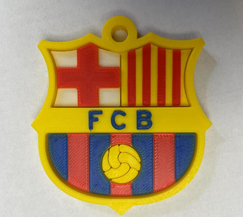 Barcelona FC keychain