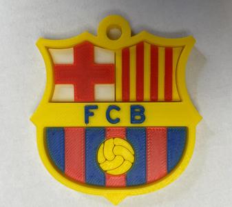 Barcelona FC keychain