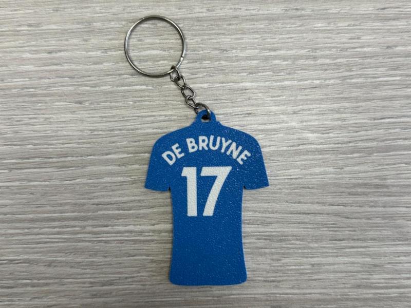 Kevin De Bruyne T-Shirt Keychain - Manchester City
