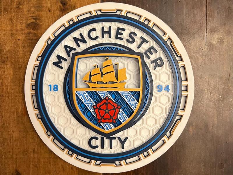 Manchester City Dimensional Mosaic