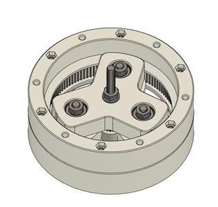 Stackable planetary GT2 belt reducer