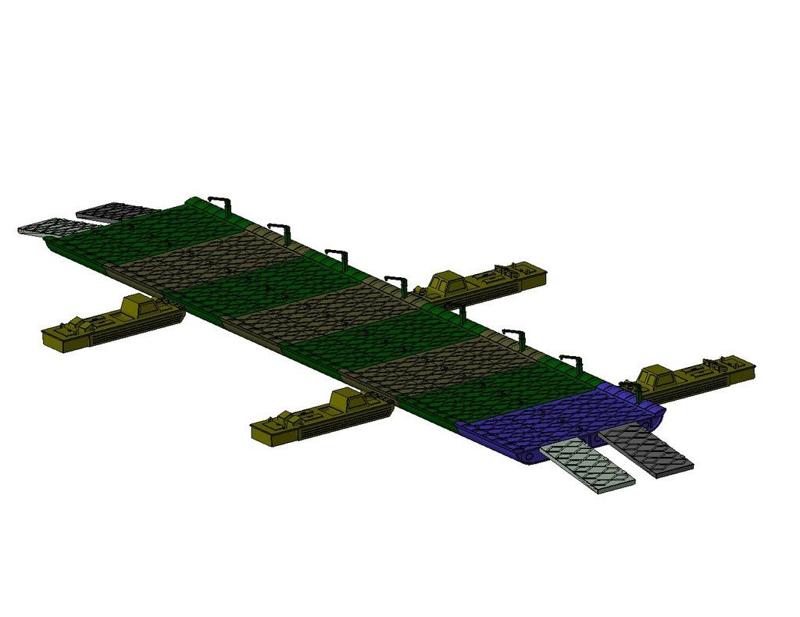 1:100th scale PMP 60 Bridge Set