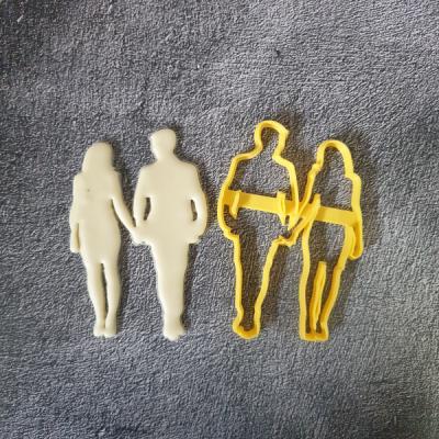 Man&Woman Holding Hands Cookie Cutter