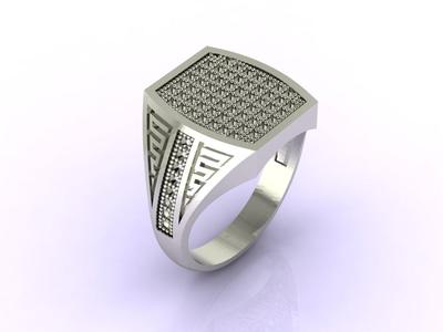 Gents Ring - Mens Ring STL READY FILES  Jewelry Rings For Men