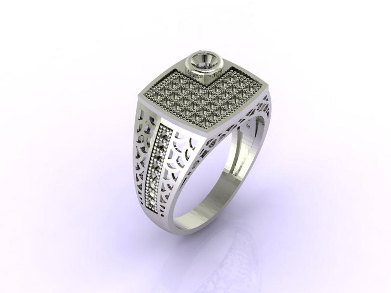 Gents Ring - Mens Ring STL READY FILES  Jewelry Rings For Men
