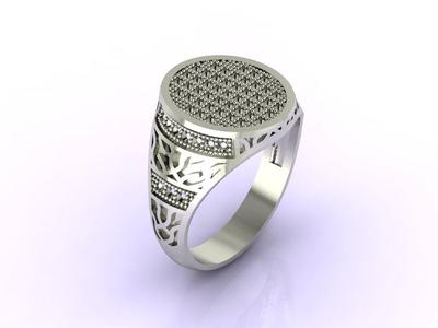 Gents Ring - Mens Ring STL READY FILES  Jewelry Rings For Men