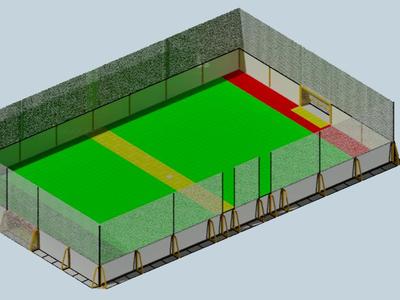 Speed Soccer Foosball Model 1:20