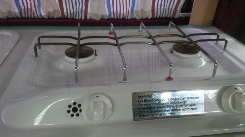 VW T4 California Kitchen grill damper- Grillrost Dämpfer