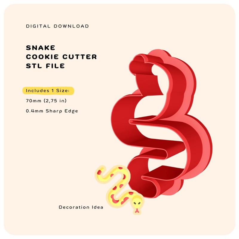 Cookie Cutter - Snake (Lunar New Year's Collection)
