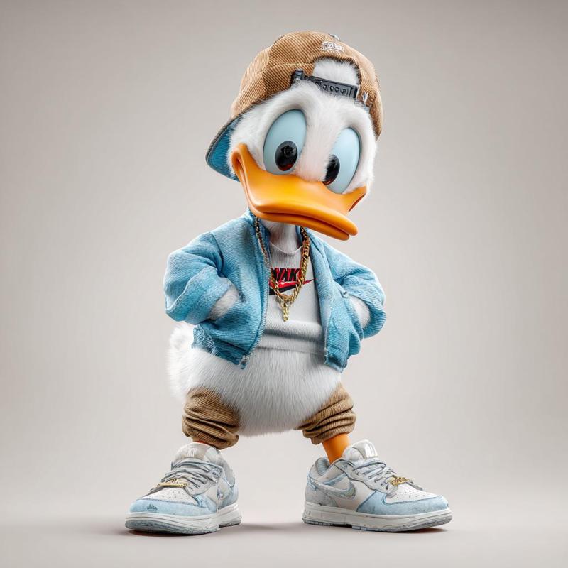 🦆🔥 Donald Duck Urban – Cool Duck Collector's Edition (One-Piece STL)