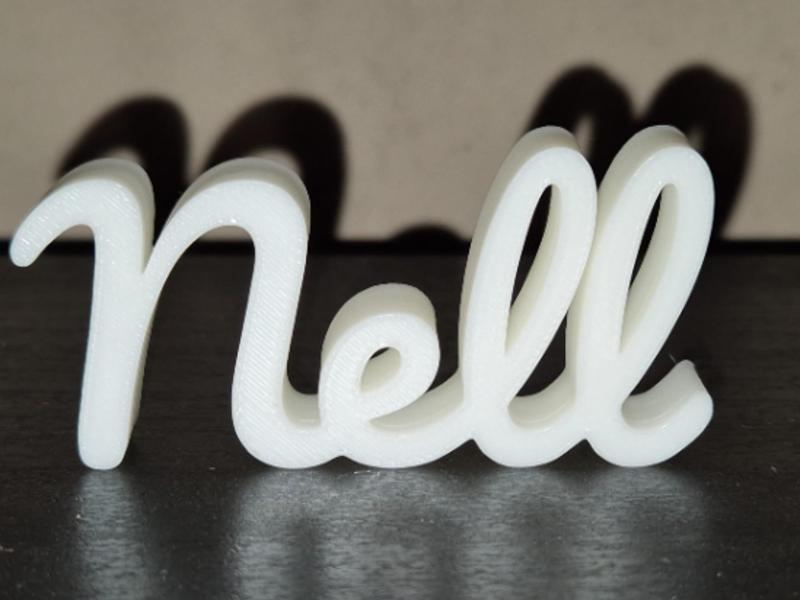 Nell Name Sign Display Decor
