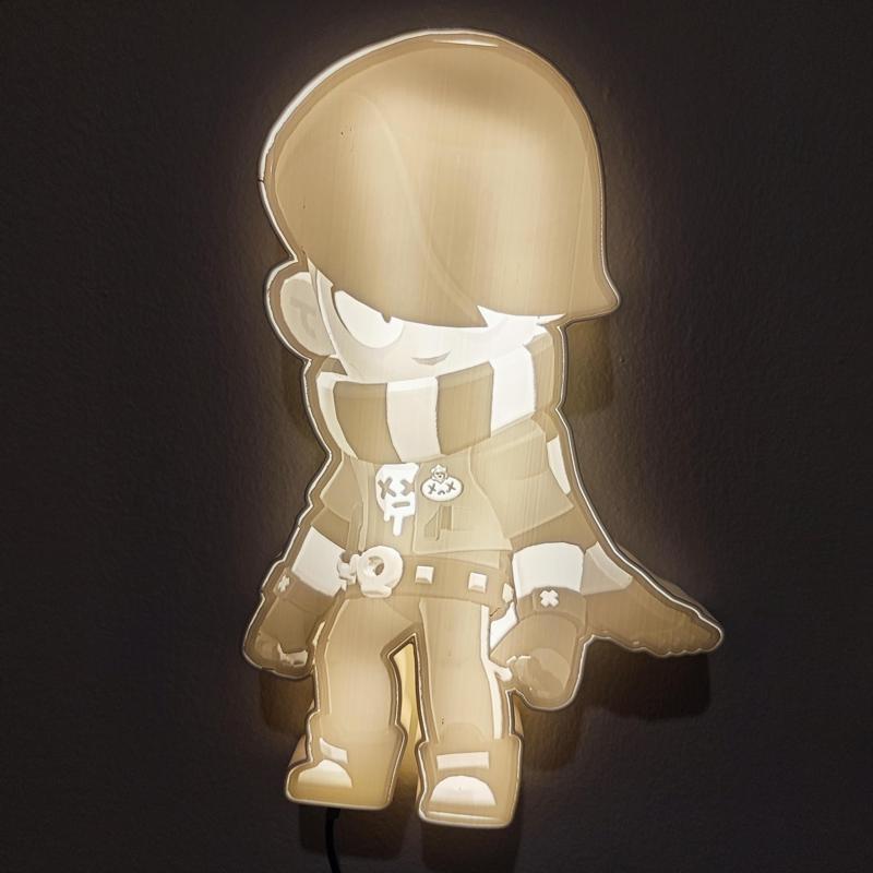 Edger Brawl Stars Lithopane