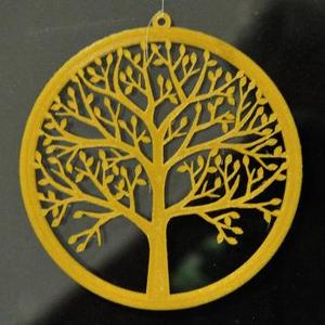 Window Decoration with tree