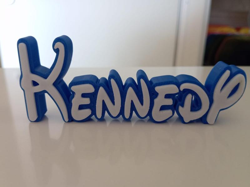 Kennedy Disney Name Sign Ornament Room child Birth