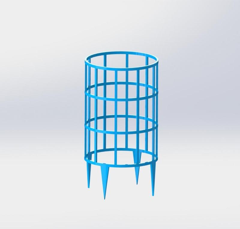 Garden structure or pot for climbing plants or vines