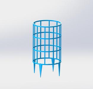 Garden structure or pot for climbing plants or vines