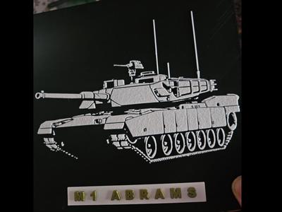 M1 Abrams Hueforge + extra Name Tag