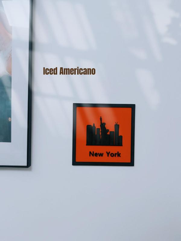 New York Building Art Wall Frame