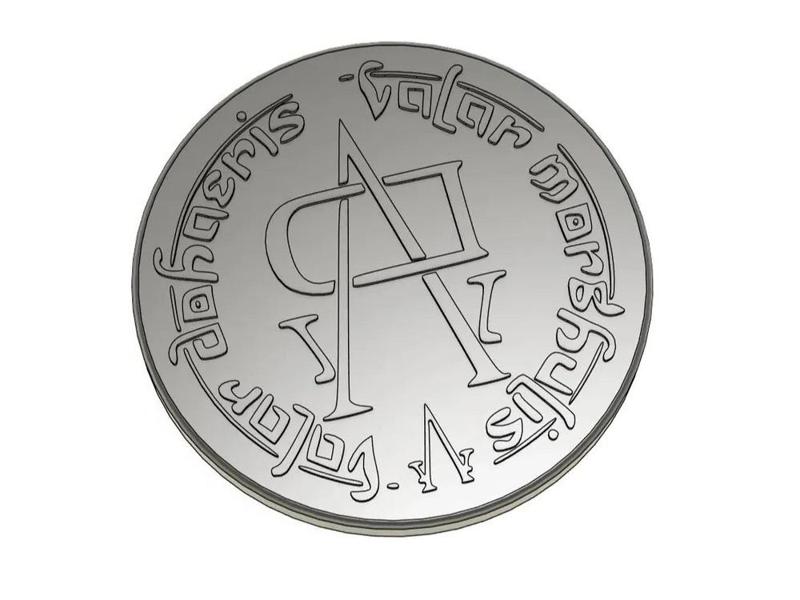 Iron Coin of the Faceless Men (No Knurling)