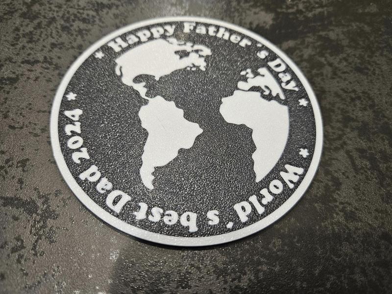 Coaster Father´s Day 2024 * World´s best Dad