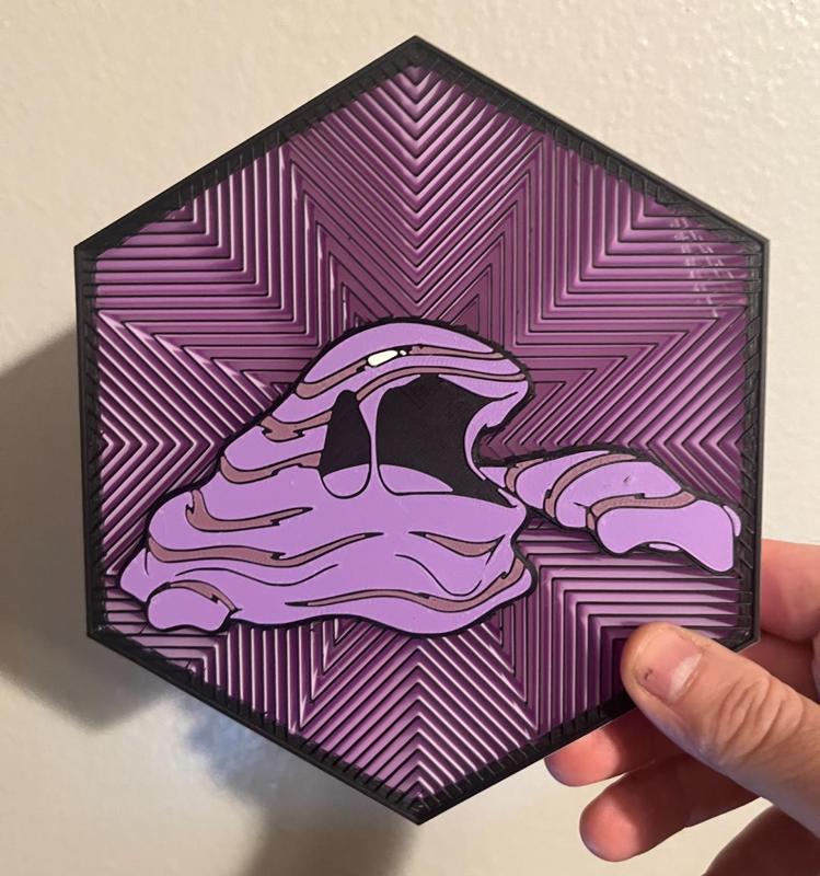 #89 Muk Hex Wall Art