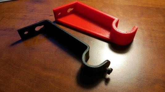 Curtain rail support