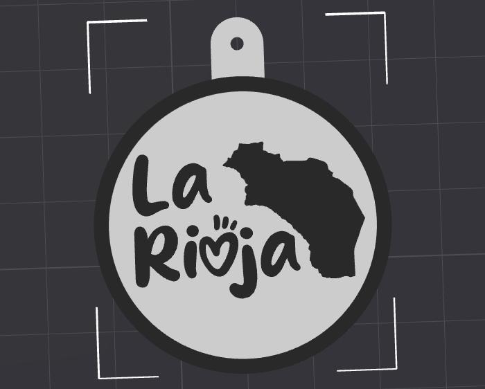 Key ring/souvenir of the province of La Rioja