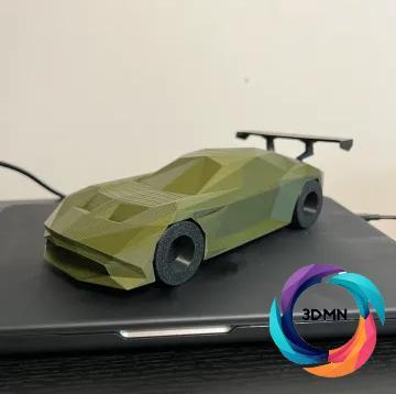 Low-Poly Aston Martin Vulcan