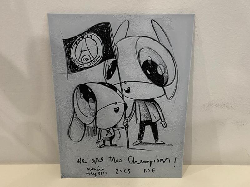 2025 Champions League: Luis Enrique and daughter