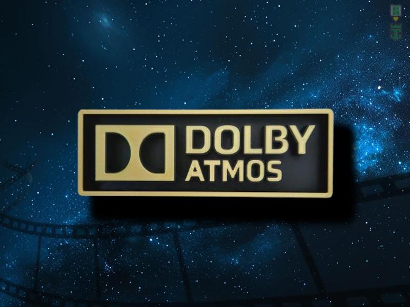 Dolby Atmos Film Cinema Room Sign Logo Box