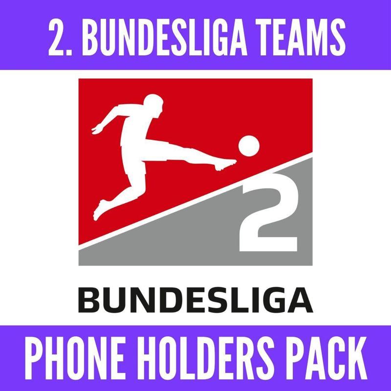 2. Bundesliga Football Teams - Phone Holders Pack