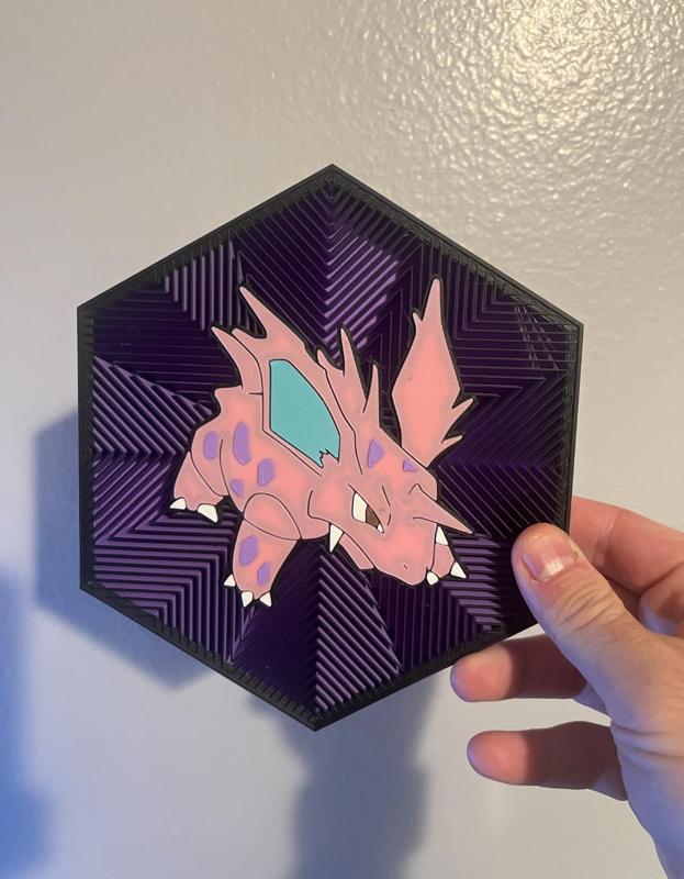 32 Nidorino Hex Art