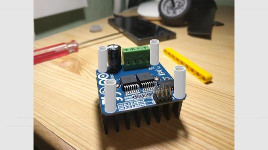 LEGO Spacer column for BTS7960B 43a H-Bridge