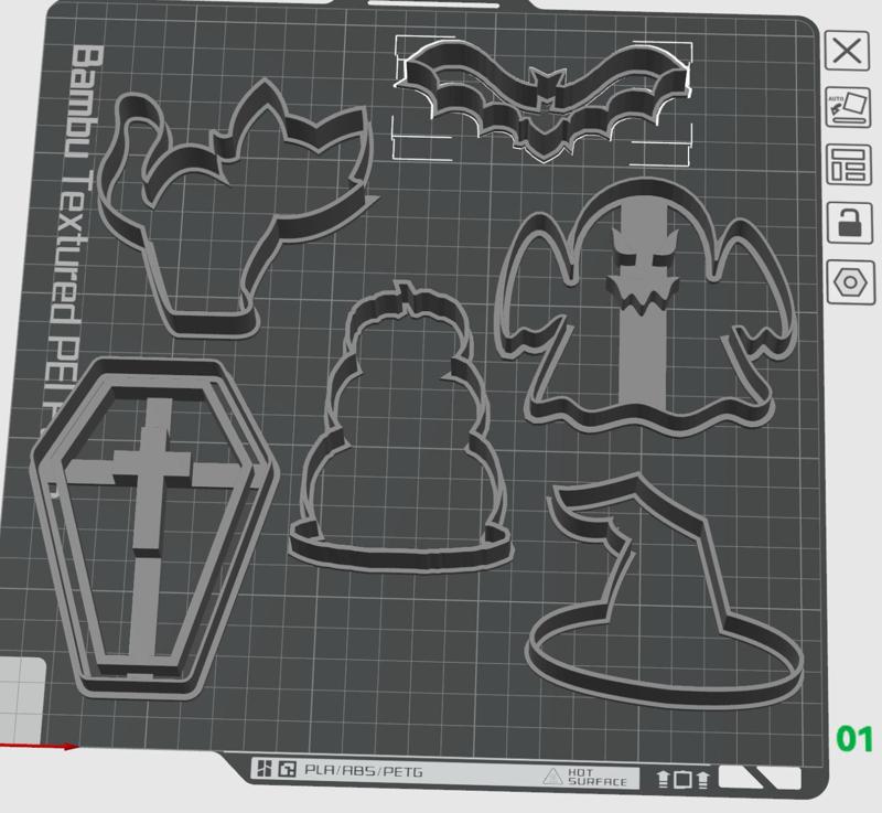 Holloween Cookie cutters