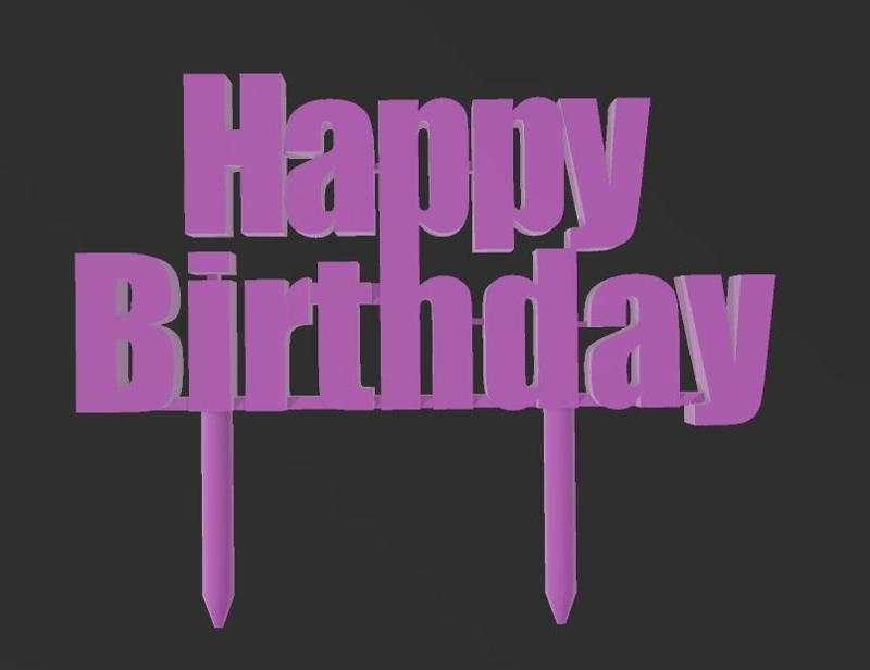 Happy Birthday Cake Decoration - Birthday Cake Decoration