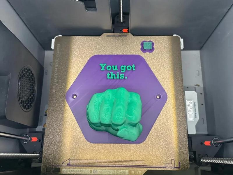 Motivational Fistbump Sculpture