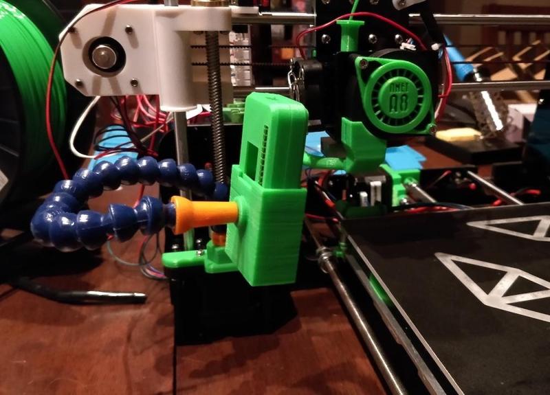 Strange Third Hand Raspberry Pi Zero Mount for Anet A8