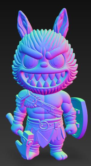 The Monsters Labubu - Kratos (God of War)