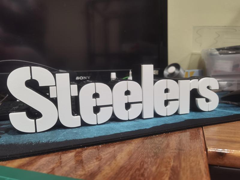 Steelers illuminated sign