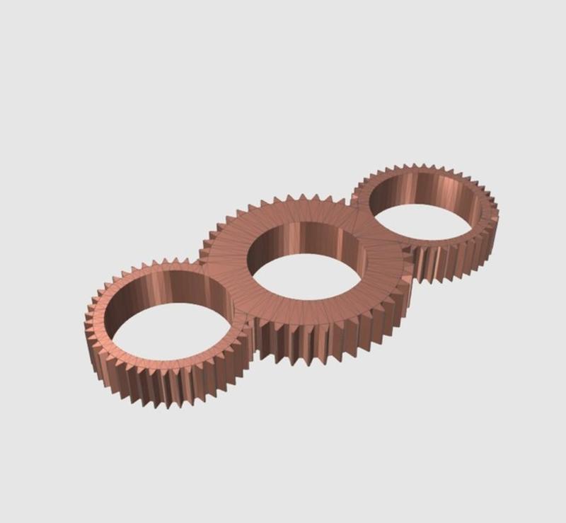 Gear Fidget Spinner (ABS)