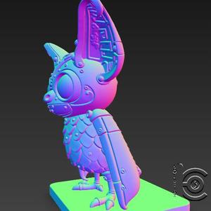 Mecha Bat - Wide-Eyed Night Guardian.