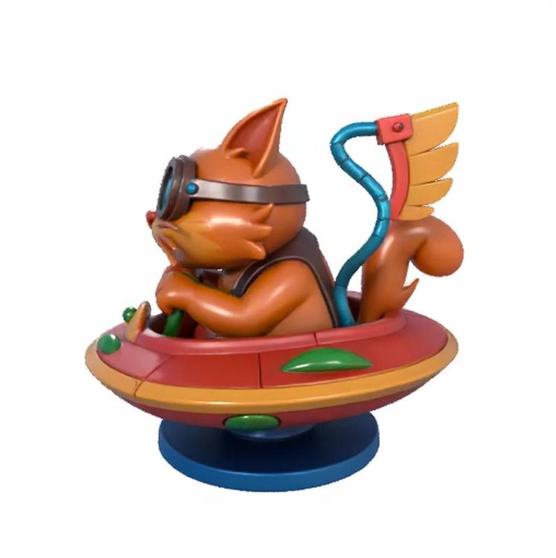 UFO Cat - 3D Printable Space Pilot Kitty